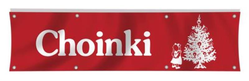 Banderole "Choinki" - 300 x 83 cm