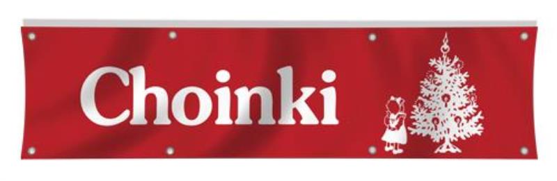 Banner "Choinki" - 300 x 83 cm