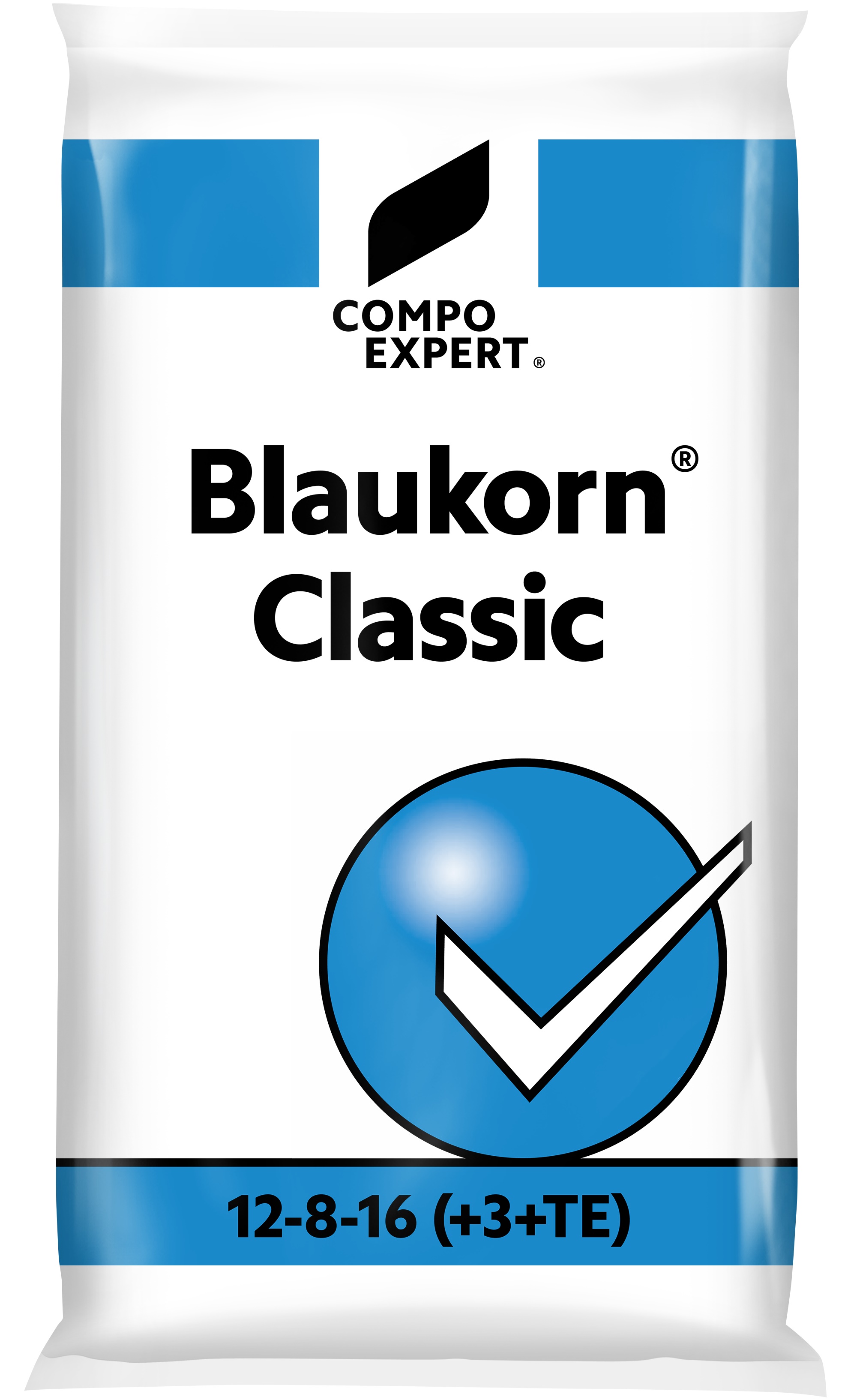 COMPO EXPERT Blaukorn® Classic NPK 12-8-16 (+3+TE) Pakke 25kg