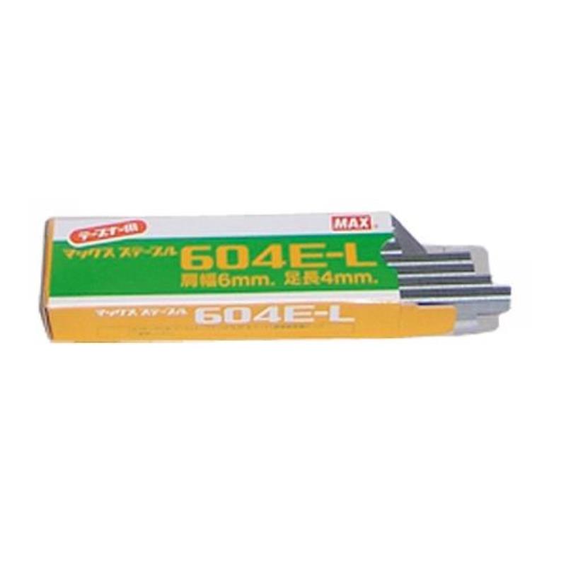 Agrafes MAX® 604E-L - 4.800 pièces/pack pour pinces à relier HT-R / HT-RS / HT-R45C / HT-B