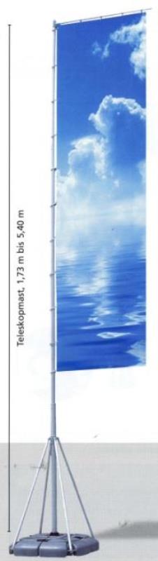 Mât télescopique en aluminium