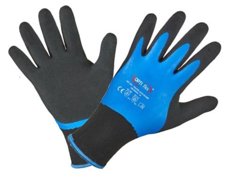 Winter-Handschuh Opti Flex® - Aqua Guard blau/schwarz