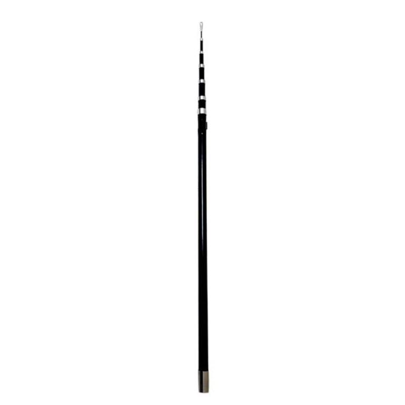 Telescopic fibreglass pole 7 m