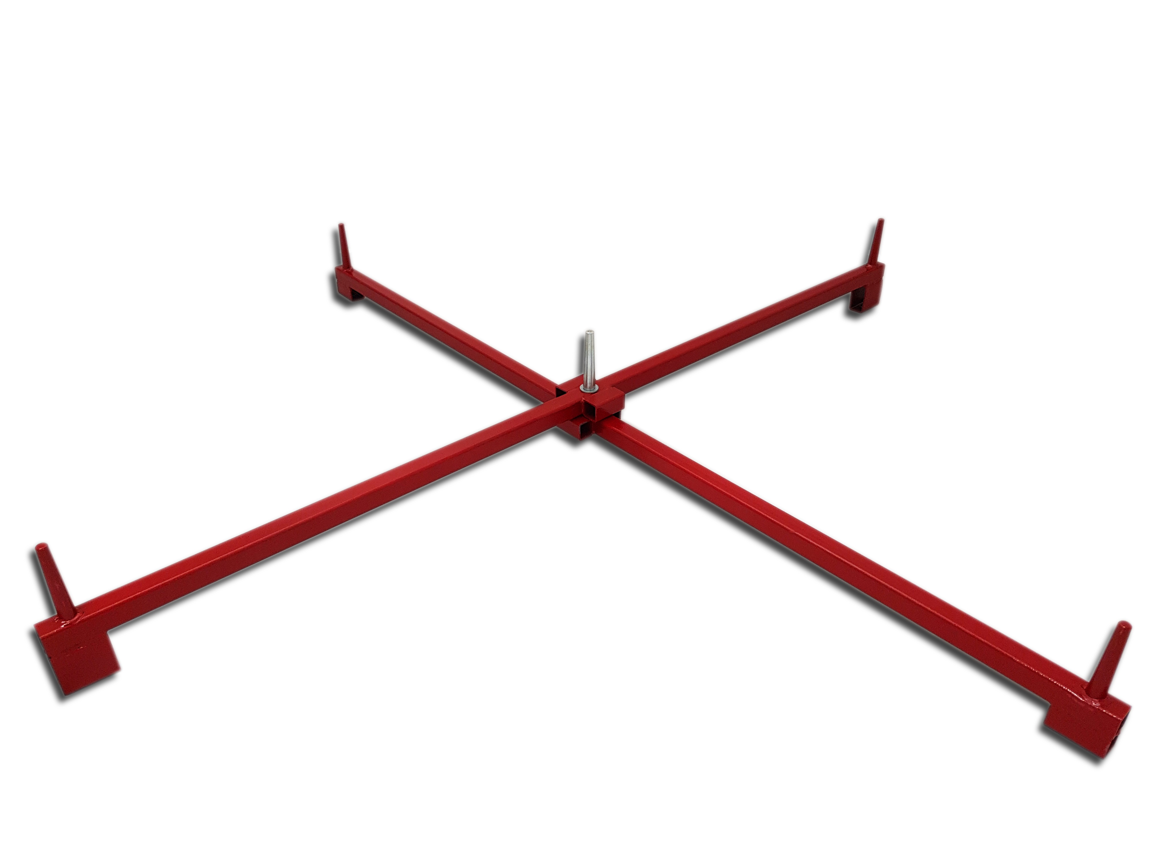 Easyfix presentationstand for 5 Christmas trees 1,3 x 1,3 m, red
