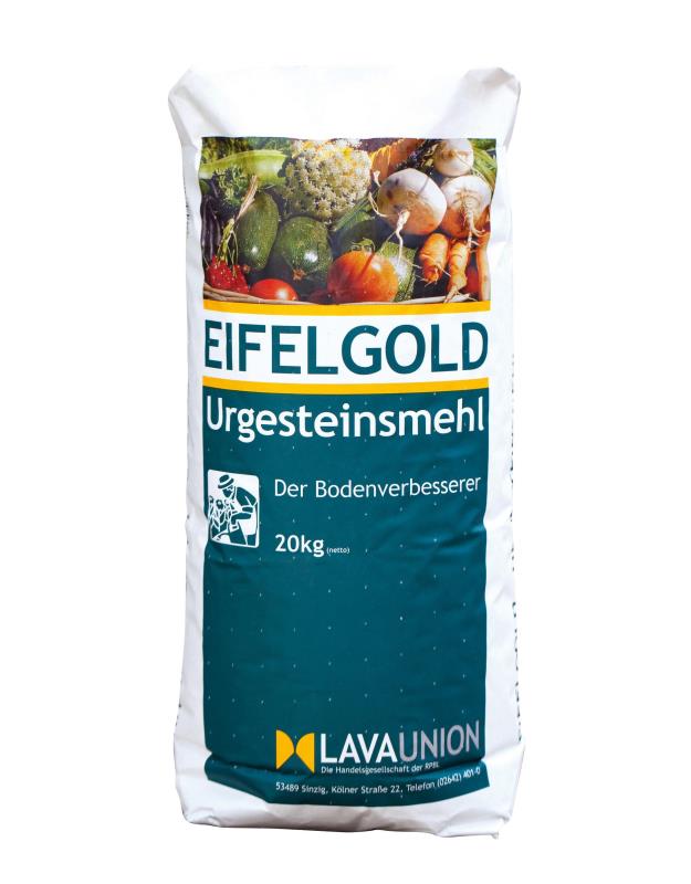 Eifelgold Urgesteinsmehl - 20kg aus Eifellava