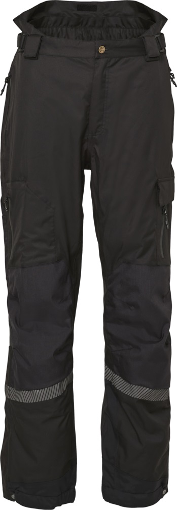 working xtreme Pantalon combiné avec stretch respirant et imperméable - noir