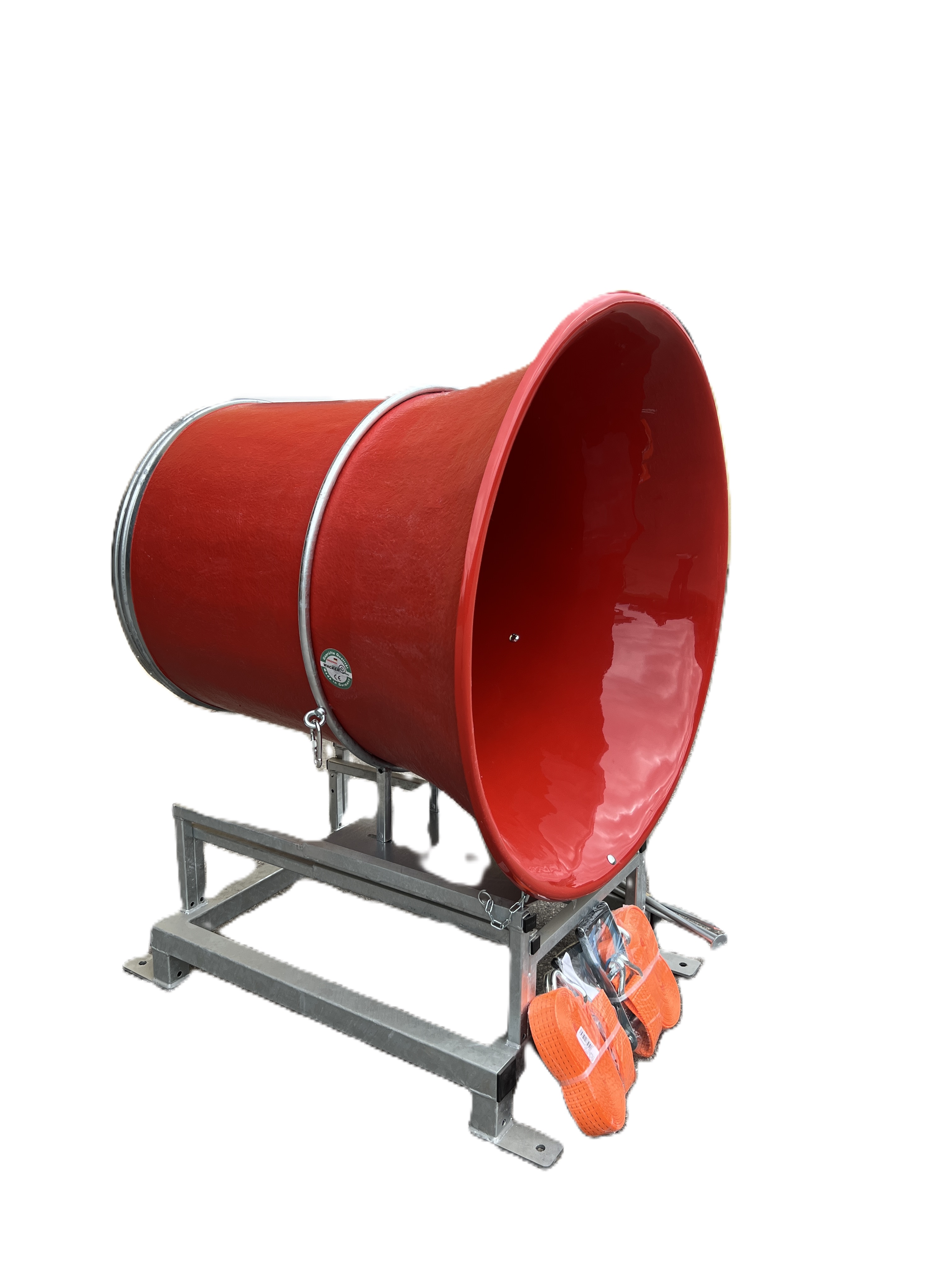 Netting machine with fiber-glass funnel with Ø 55 cm, complete Heavy Duty