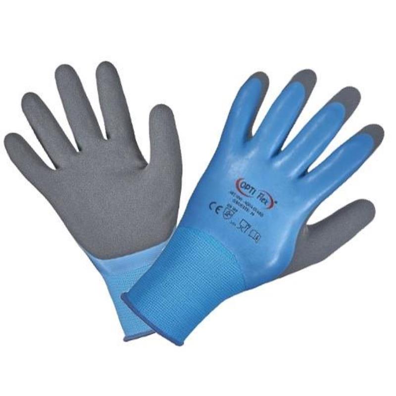 Opti Flex® Aqua Guard - Nylonhandschuh - hellblau