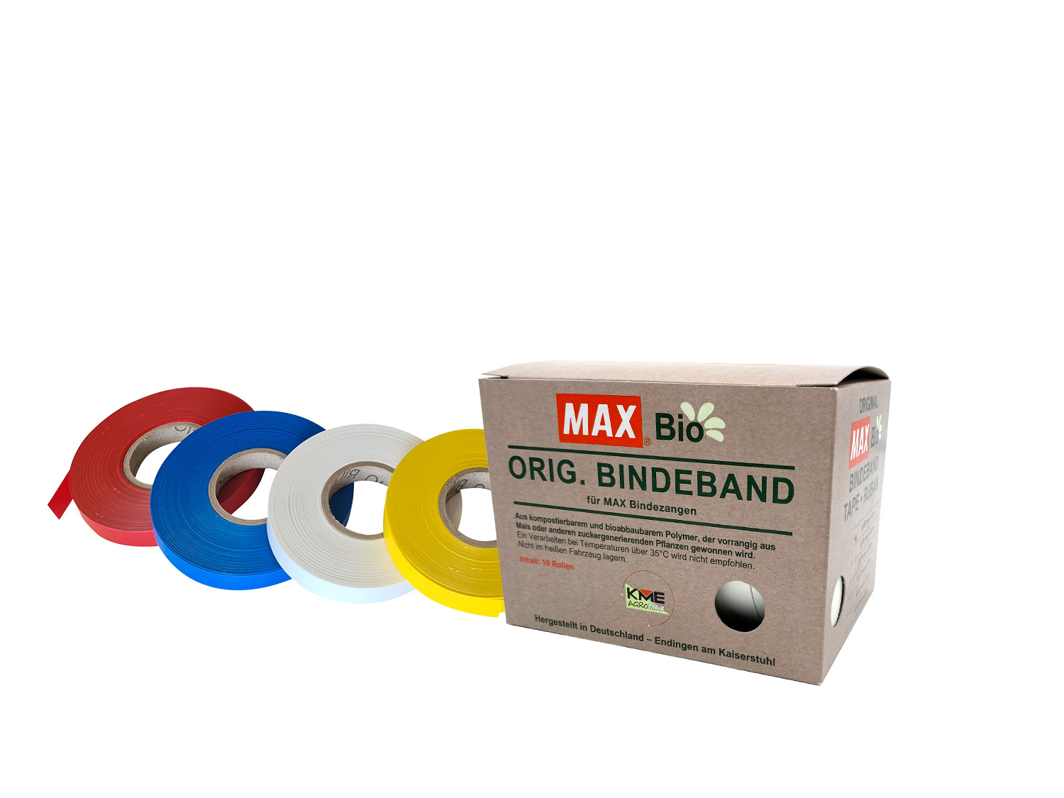 Bande à relier bio MAX® épaisseur 0,09 - pour pinces à relier MAX