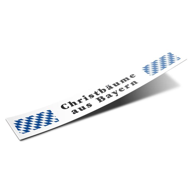 Christbäume aus Bayern -  losange - blanc