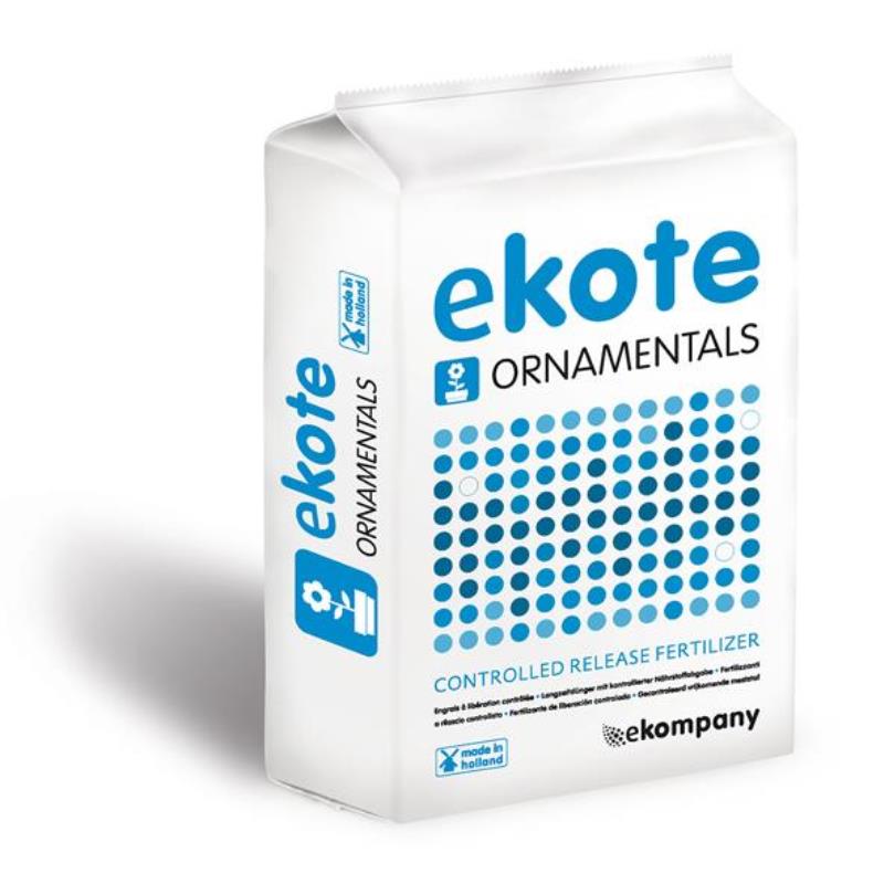 Ekote slow release fertiliser 16-8-16 N-P-K with Ca and B, 25 kg bag