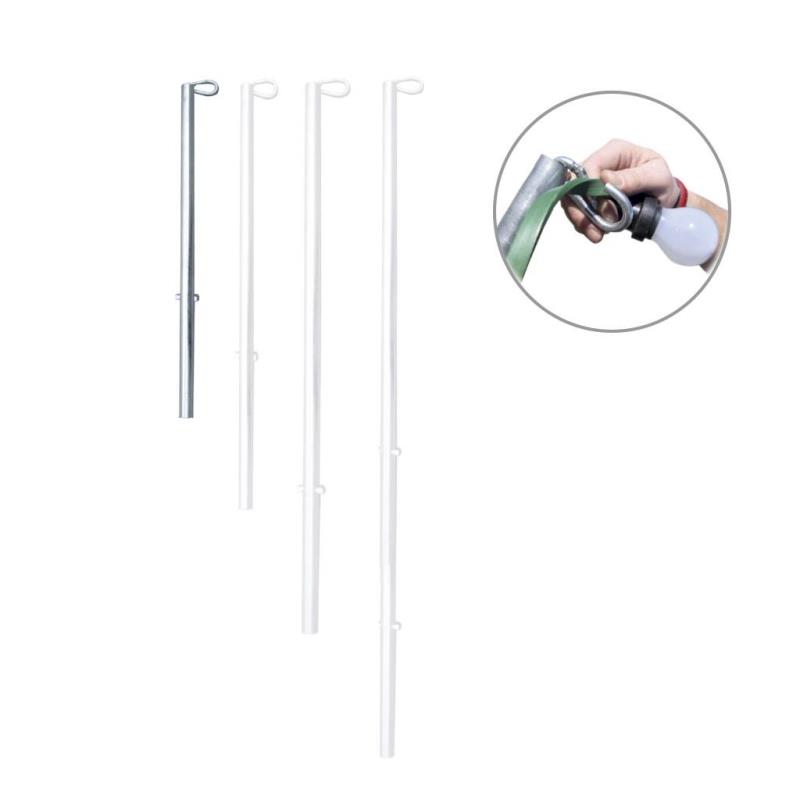 Fixation de guirlande court 80 cm pour clôture de chantier