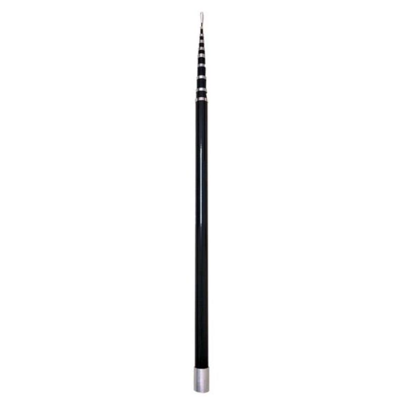 Telescopic fibreglass pole 10 m