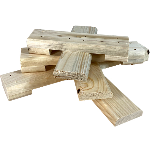 Support d'arbre DIWA Croix en bois, perçage inclus