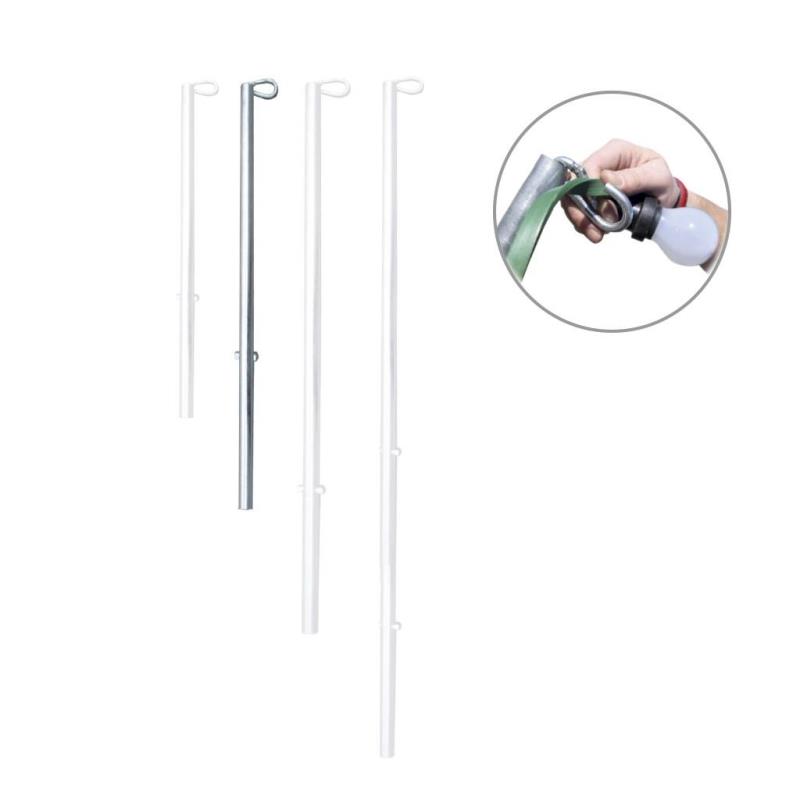 Fixation pour guirlande lumineuse moyenne - 110 cm pour clôture de chantier