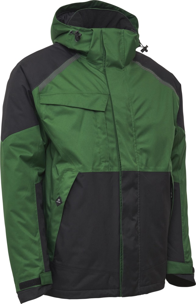 Working Xtreme Winter Jacket - with stretch Breathable and waterproof - green/black