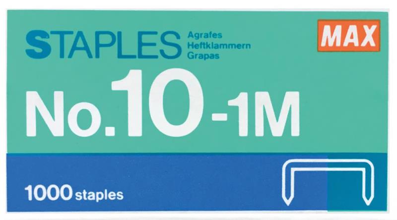 MAX staples for stapling pliers HP-10 and HD-10D