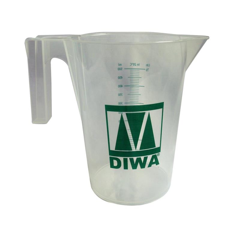DIWA measuring beaker 500 ml scaling in 10 ml graduation
