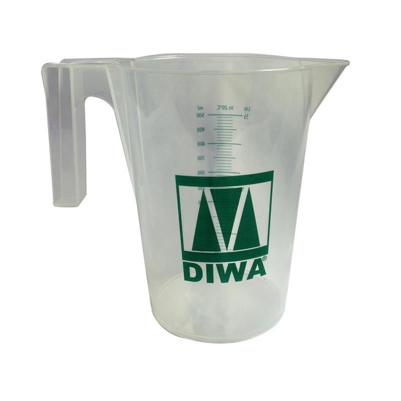 DIWA Messbecher 500 ml Skalierung in 10 ml-Teilung